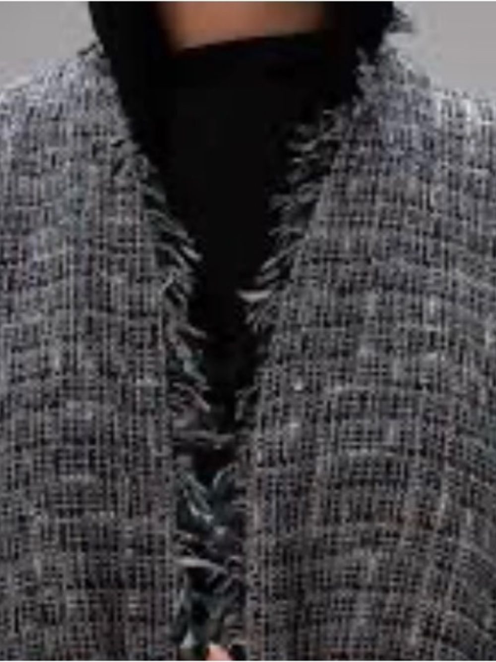 Woman’s tweed blazer/cardigan